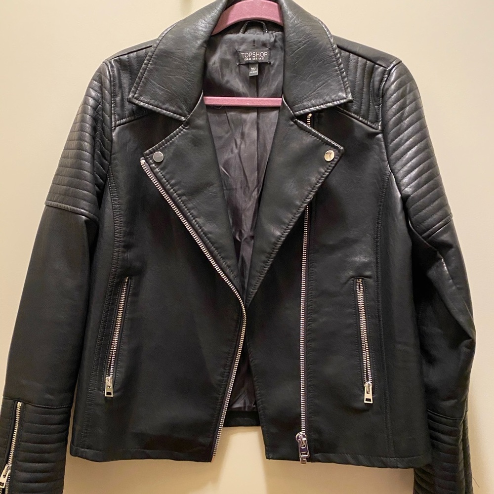 TopShop Faux Leather Jacket